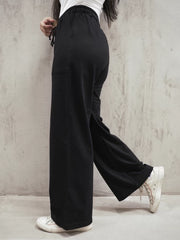 Belle Wide Leg Trouser (Summer) - Black