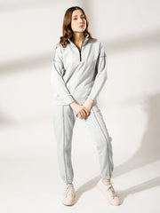 Calca Zipper Matching Set (Winter) - Heather Grey
