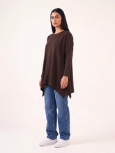 Florens Flare Top - Chocolate Brown