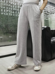 Moosta Straight Leg Trouser (Summer) - Heather Grey