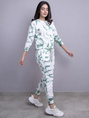 Havana Tie Dye (Winter) Sweat Set - Green
