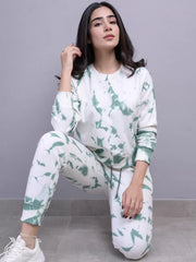 Havana Tie Dye (Winter) Sweat Set - Green