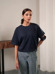 Jules Top (Summer) - Oxford Blue
