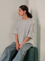 Lia Top (Summer) - Heather Grey