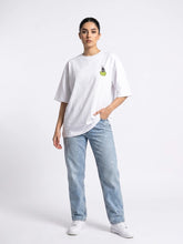 Matcha Morning Oversized Tee - White