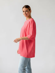 Coast Oversize Tee - Bubblegum