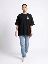 Matcha Morning Oversized Tee - Black