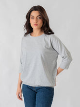 Rylee Batwing Sleeve Top - Heather Grey