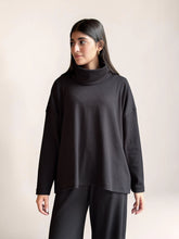 Yula High Neck (Winter) - Smoky Black