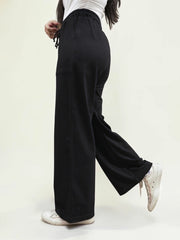 Belle Wide Leg Trouser (Summer) - Black
