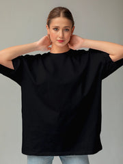 Coast Oversize Tee - Black