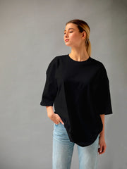 Coast Oversize Tee - Black