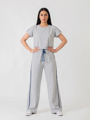 Ellioti Batwing Matching Set (Summer) - Heather Grey
