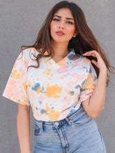 Multicolor Tie Dye Top