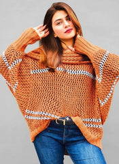 Turtleneck Chunky Sweater