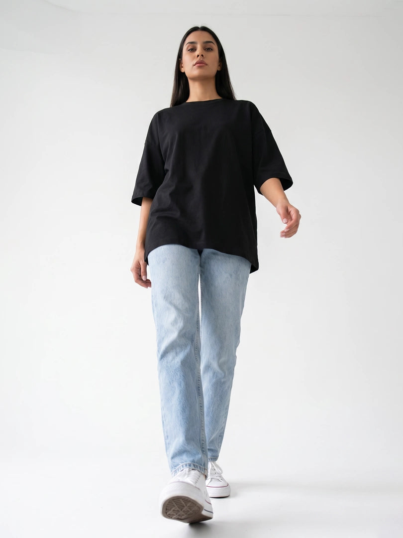 Coast Oversize Tee - Black