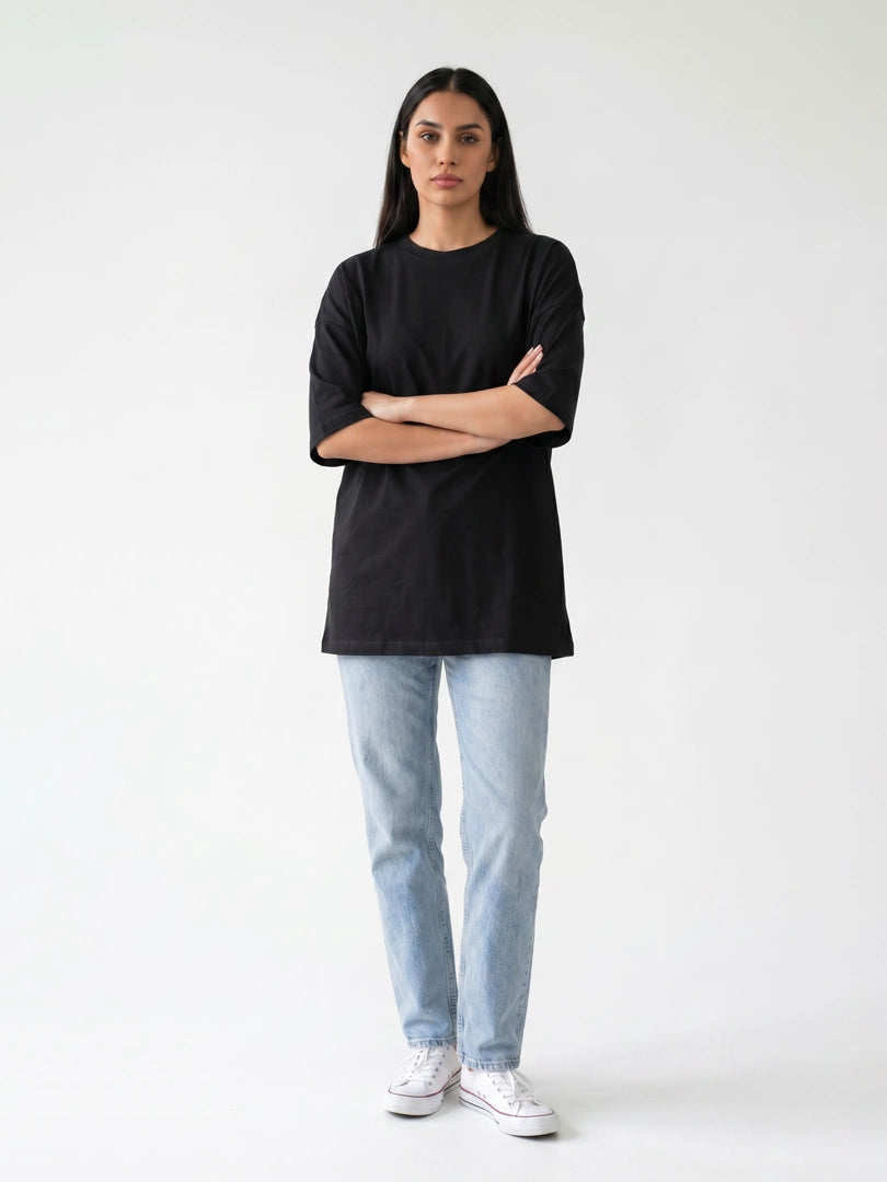 Coast Oversize Tee - Black