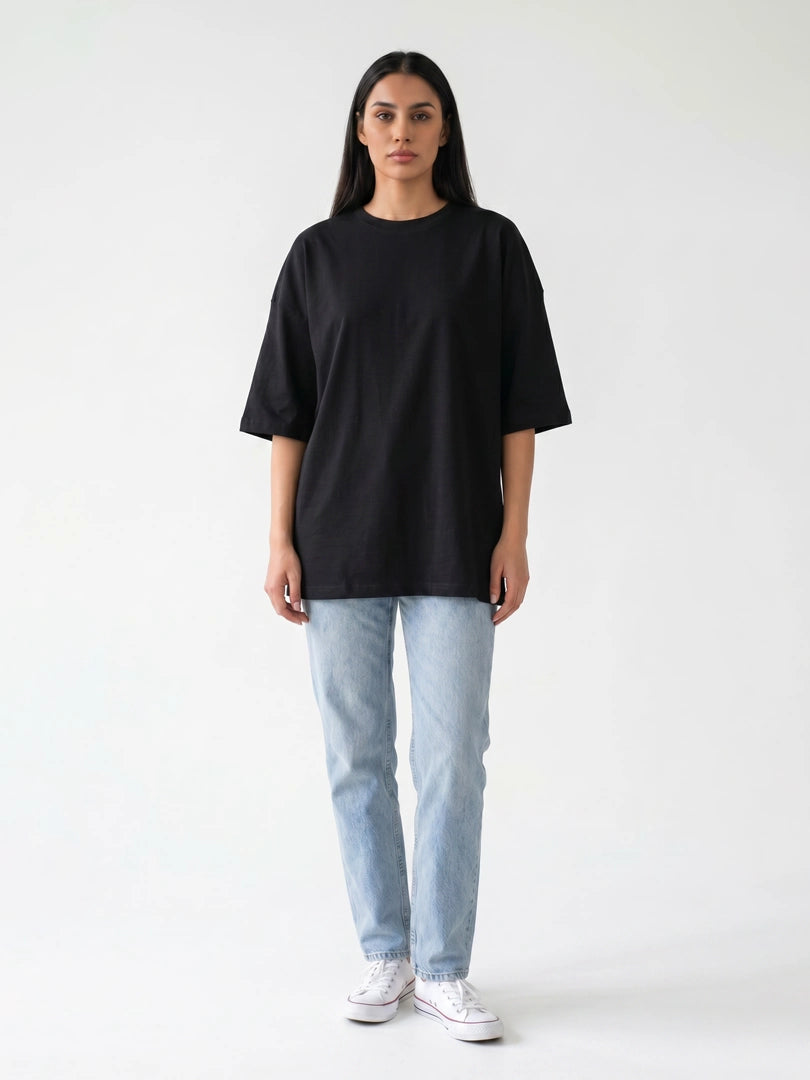 Coast Oversize Tee - Black