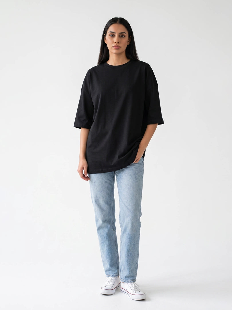 Coast Oversize Tee - Black