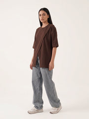 Cleo Top (Summer) - Chocolate Brown