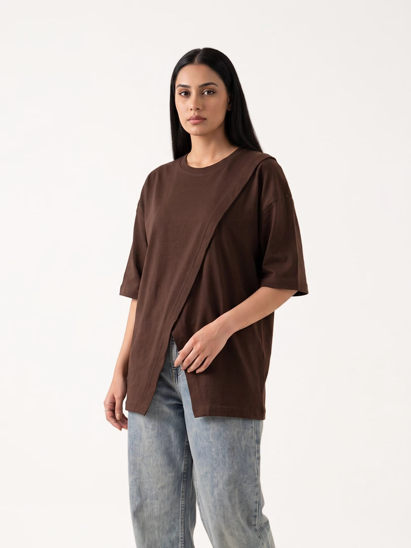 Cleo Top (Summer) - Chocolate Brown