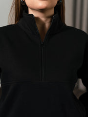Ronin Half Zip Matching Set (Winter) - Black