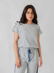 Ellioti Batwing Matching Set (Summer) - Heather Grey