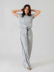 Ellioti Batwing Matching Set (Summer) - Heather Grey