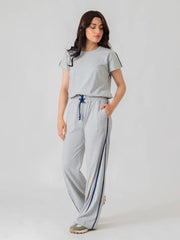 Ellioti Batwing Matching Set (Summer) - Heather Grey