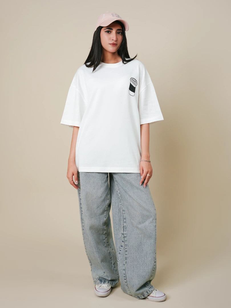 Coffee Essentials Tee - White
