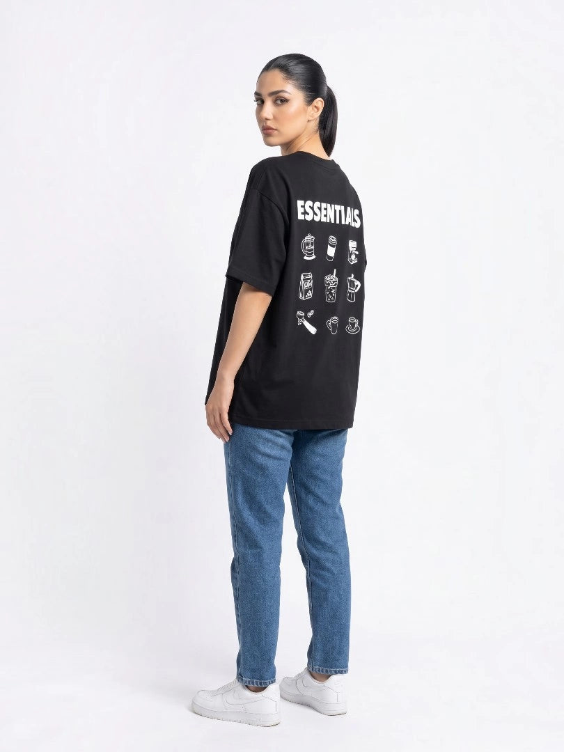 Coffee Essentials Tee - Black