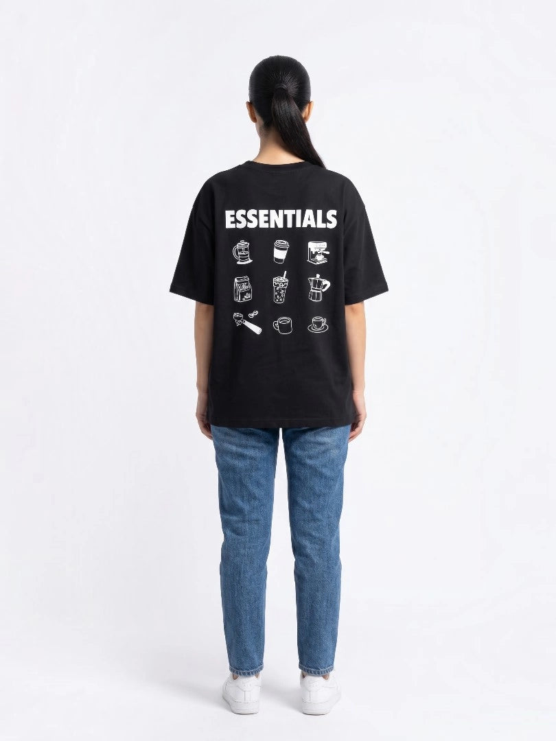 Coffee Essentials Tee - Black