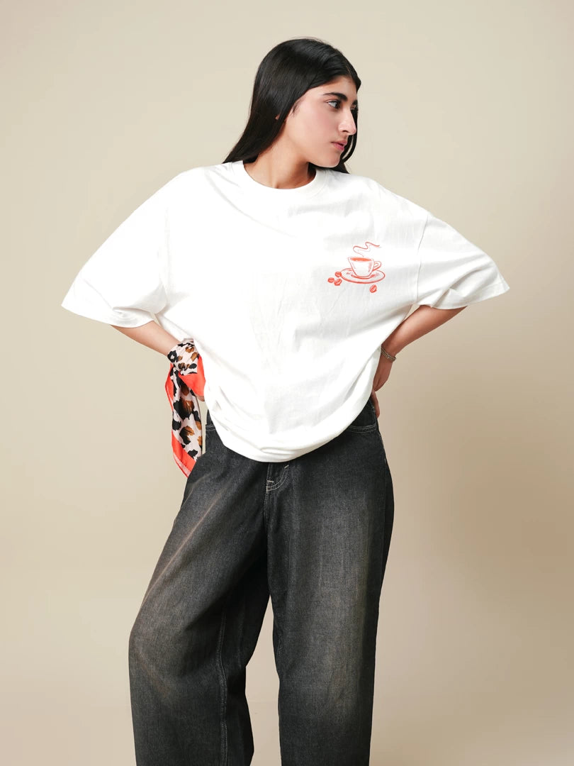 Extra Shot Tee - White