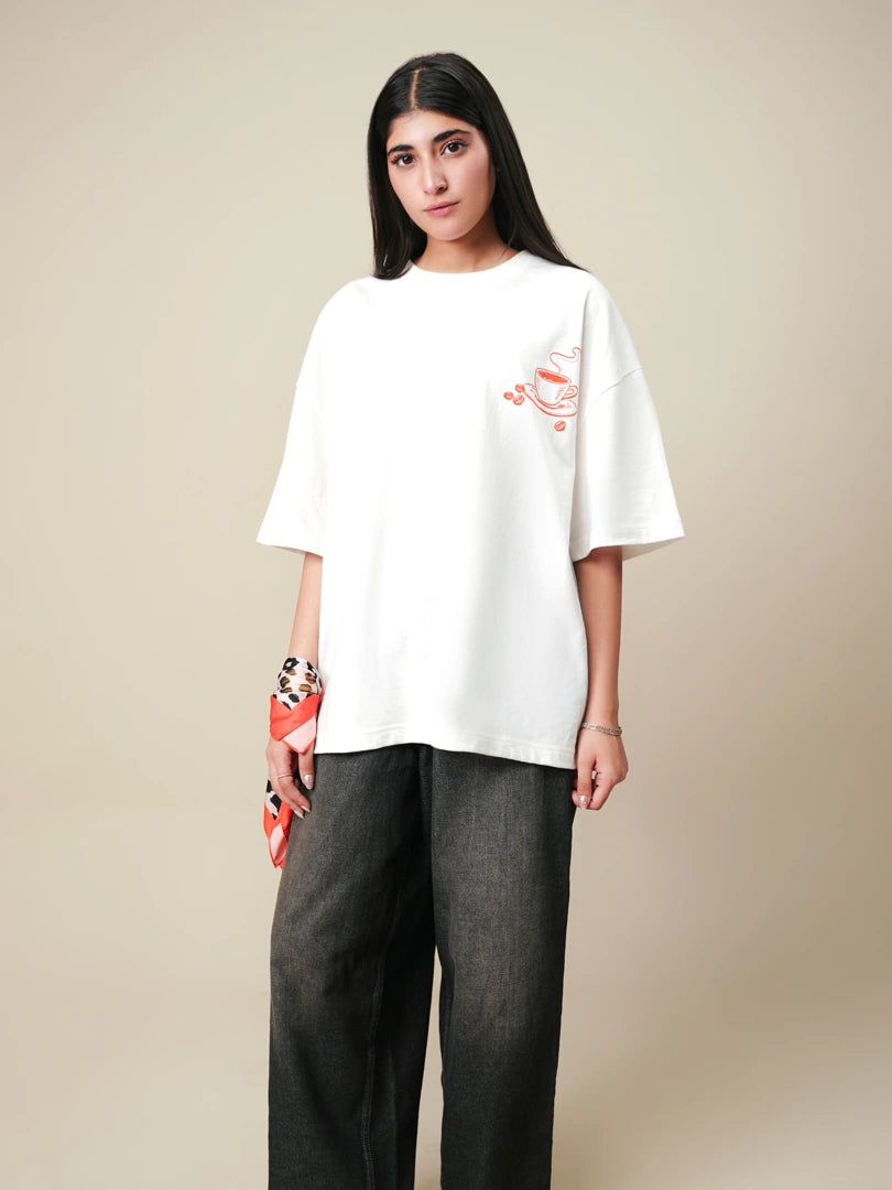 Extra Shot Tee - White