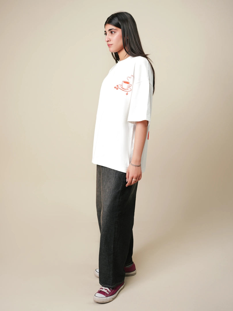Extra Shot Tee - White