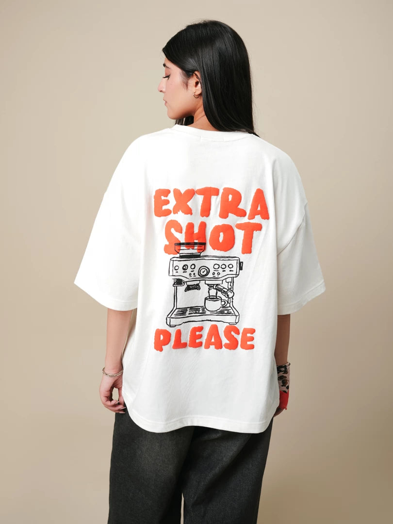 Extra Shot Tee - White