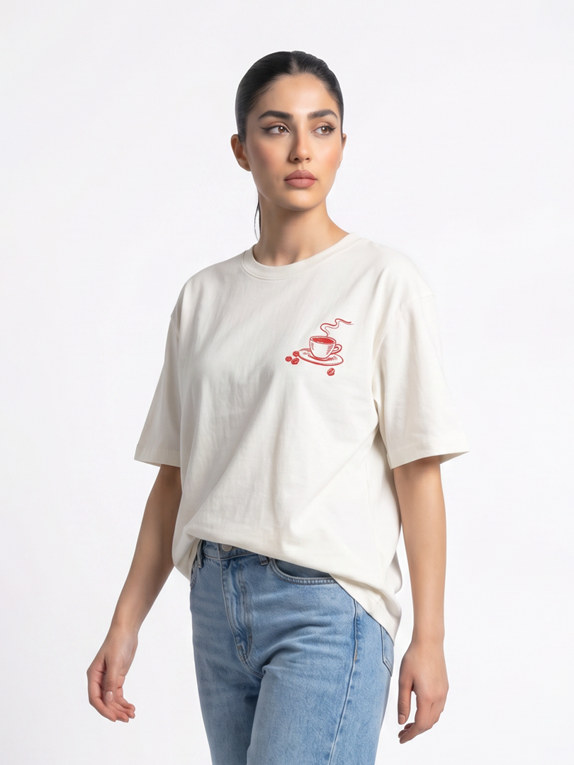Extra Shot Tee - White