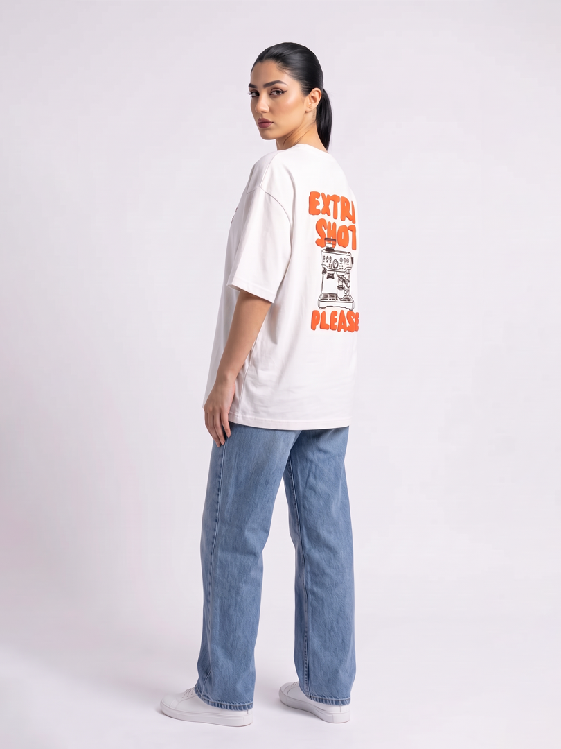 Extra Shot Tee - White
