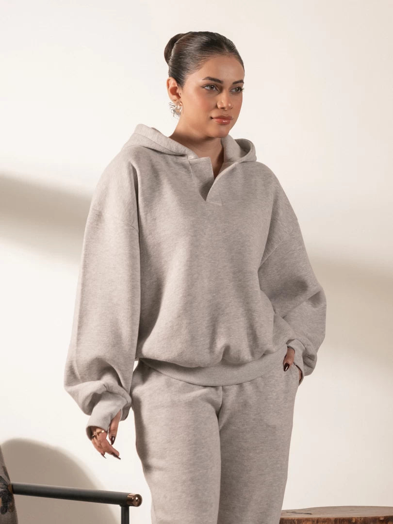 Garconne Matching Set (Winter) - Heather Grey