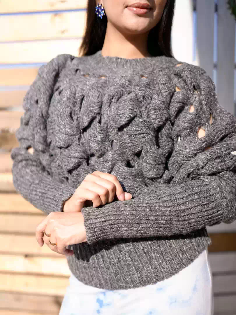 Hugging Sweater Chunky Body Hugging Giselle Sweater – Coastline