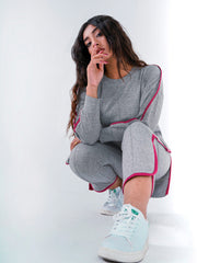 Ivy Athleisure Set (Summer) - Speckle Grey