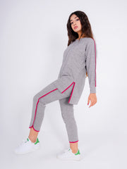 Ivy Athleisure Set (Summer) - Speckle Grey