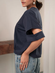 Jules Top (Summer) - Oxford Blue