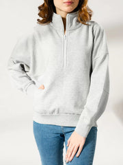 Kai American Oversized Sweatshirt - Heather Grey