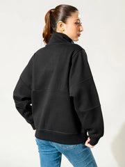 Kai American Oversized Sweatshirt - Black