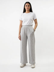 Moosta Straight Leg Trouser (Summer) - Heather Grey