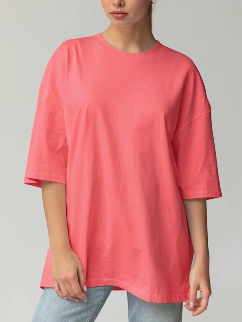 Coast Oversize Tee - Bubblegum