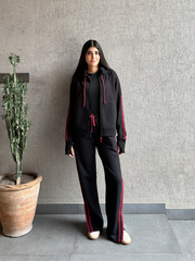 Quinn Hoodie Matching Set (Winter) - Black