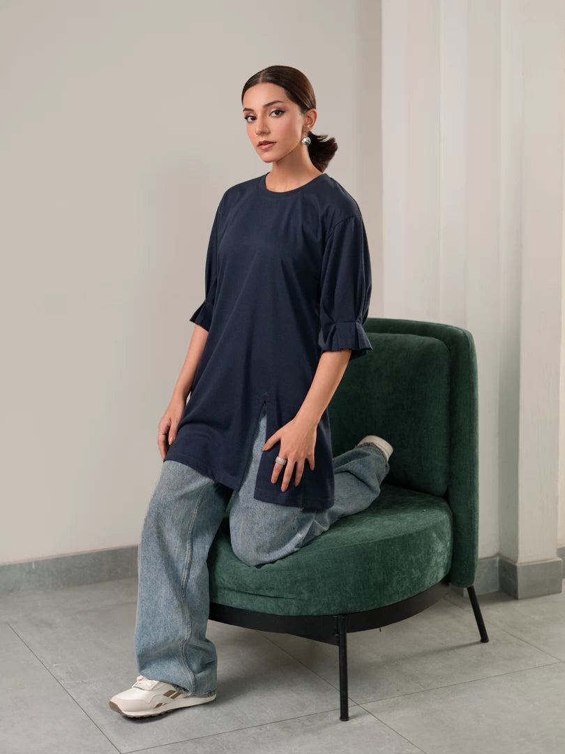 Tia Top (Summer) - Oxford Blue