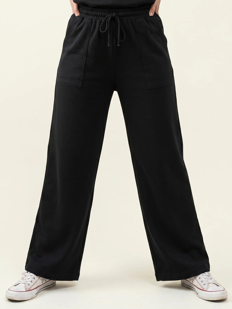 Belle Wide Leg Trouser (Summer) - Black